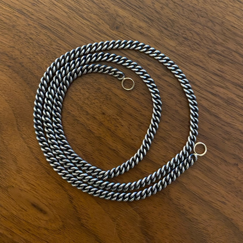 Marla Aaron Heavy Curb Chain necklace